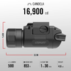 Coast Products PTX35R 500-Lumen Snap Focus Dual-Beam Tactical Pistol Light Black - 31541