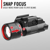 Coast Products PTX65R 1000-Lumen Snap Focus Dual-Beam Tactical Pistol Light Black - 31542
