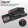 Coast Products PTX65R 1000-Lumen Snap Focus Dual-Beam Tactical Pistol Light Black - 31542