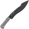 Condor Tool & Knife K-Night Kukri 12.04" 1075 HC Steel Blasted Satin Convex Edge Micarta Handle Gray - CTK1344-12HC
