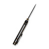 CIVIVI Wellmax 3.6" 14C28N Black Stonewashed Spear Point Blade Black Aluminum Handle Polished Yellow Ultem Inlay - C24008C-2