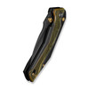 CIVIVI Wellmax 3.6" 14C28N Black Stonewashed Spear Point Blade Black Aluminum Handle Polished Yellow Ultem Inlay - C24008C-2