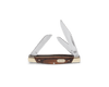 Buck Knives Trio 2.5" 420J2 Stainless Steel 3-Blade Folding Pocket Knife Woodgrain Handle - 373RDSBP