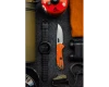 Buck Knives 0724ORS-B Mustang 3.25" 420HC Stonewash Drop Point Blade Orange Anodized Aluminum Handle - 14398