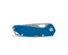 Buck Knives 0724BLS1-B Mustang 3.25" 420HC Stonewash Drop Point Blade Dark Blue Anodized Aluminum Handle - 14396