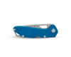 Buck Knives 0724BLS-B Mustang 3.25" 420HC Stonewash Drop Point Blade Blue Anodized Aluminum Handle - 14394
