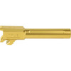 OVERSTOCK - True Precision Springfield Hellcat Pro 3.7" Non-Threaded Match Barrel TiN Gold - OVERSTOCK