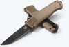 Benchmade Shootout 3.51" CPM-S30V Black DLC Tanto Blade Ranger Green Grivory Handle OTF Auto - 5370BK-11