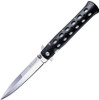 Cold Steel Ti-Lite 4" Japanese AUS-8A Satin Spear Point Blade Black Zy-Ex Handle Folder - CS-26SP