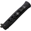 Cold Steel Ti-Lite 4" Japanese AUS-8A Black DLC Spear Point Blade Black Zy-Ex Handle Folder - CS-26SP-BKBK-BRK