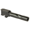 Zaffiri Precision Glock 19 Gen 1-4 Flush & Crown Barrel Black - BA-G19G14-FC-BN