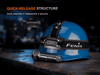 Fenix HM61R V3 1,800 Lumen Rechargeable Headlamp Black - FX-HM61RV3