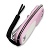 CIVIVI Purr Slip Joint 1.83" Nitro-V Satin Clip Point Blade Pink/White G10 Handle Flipper Knife - C25054-4