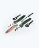 Benchmade Osborne 940FE-2601 3.4" CPM-S90V FDE Battlewash Blade Taiga Green Aluminum Handle Knife - 940FE-2601