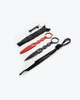 Benchmade SOCP Dagger 176BK-COMBO 3.22" 440C Black Double Edge Blade & Red Trainer Set Black Sheath - 176BK-COMBO