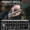 Coast Slayer 1000-Lumen Ultra-Slim Flat Flashlight Black - 31172
