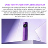 Olight ArkPro Flat EDC Flashlight Nebula Violet Limited Edition - ARKPRO3RNVCW