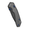 CIVIVI ELITE Brova Top Liner Lock Folding Knife 3.41" CPM-S35VN Black Blade Gray Aluminum - CE25093-1
