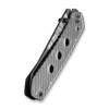 CIVIVI Vision FG Superlock Knife 3.54" Nitro-V Satin Rock-Grind Blade Clear Lexan - C22036-8