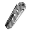 CIVIVI Vision FG Superlock Knife 3.54" Nitro-V Satin Rock-Grind Blade Clear Lexan - C22036-8