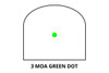 OVERSTOCK - Sig Sauer ROMEO-X COMPACT Green Dot Sight 3 MOA Reticle Black - SORX1280