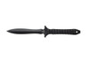 TOPS Knives Shirodagga Fixed Blade Dagger 5.5" 1095 Carbon Black Blade Black G10 - SHRA-01