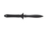 TOPS Knives Shirodagga Fixed Blade Dagger 5.5" 1095 Carbon Black Blade Black G10 - SHRA-01