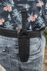 TOPS Knives Shirodagga Fixed Blade Dagger 5.5" 1095 Carbon Black Blade Black G10 - SHRA-01