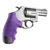 Hogue OverMolded Monogrip Purple Rubber S&W J Frame Round Butt - 60006