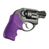 Hogue Tamer Cushion Purple Rubber Grip Ruger LCR LCRx - 78026