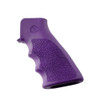 Hogue OverMolded Pistol Grip Purple Rubber AR-15 M16 - 15006