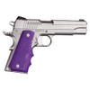 Hogue OverMolded Grip Purple Rubber 1911 Government Commander - 45006