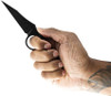 Toor Knives Cortano Fixed Blade Knife 3.175" CPM-M4 Socom Black Wharncliffe - CORTANO BLK