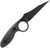 Toor Knives Cortano Fixed Blade Knife 3.175" CPM-M4 Socom Black Wharncliffe - CORTANO BLK