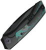 REMETTE Steed Button Framelock Knife 3.82" Bohler M390 Black DLC - RTWS-BCBA