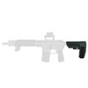 SB Tactical SBA6 Pistol Stabilizing Brace Black Mil-Spec - SBA6X-01-SB