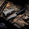 Hogue Fray Fixed Blade Knife 4.2" CPM-154 Black Cerakote Serrated Tanto - 55349
