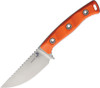 Microtech Akris Fixed Blade Knife 3.70" Bohler M390MK Ember Orange G-10 - 95-10EM-1