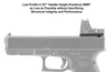 UTG Leapers Rear Sight Dovetail Optic Mount for RMR Fits GLOCK Black - MT-RMRGL