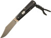 Jack Wolf Knives Gateway Fixed Blade 2.8" CPM-S90V Satin Blade Ebony Wood - JW54391