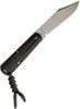 Jack Wolf Knives Gateway Fixed Blade 2.8" CPM-S90V Satin Blade Ebony Wood - JW54391