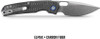 Vosteed Psyop Top Liner Lock Knife Carbon Fiber Elmax - A2236