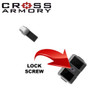 Cross Armory Co-Witness Tall Fiber Optic Sights for Glock Red Anodized - CRGST-RD