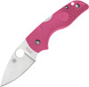 Spyderco Lil' Native Lockback Knife 2.42" CPM S30V Satin Blade Pink G10 - C230PPN