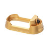 Tyrant CNC Glock 19 Gen 3-4 Magwell Gold Aluminum w/ Black Screw - TDG19G34MWGLDBLKSRW