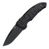 Hogue A01-MicroSwitch Automatic Folder - Black Handle - 2.75" Blade - CPM-154