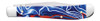 Case Patriotic Slimline Trapper 3.25" Tru-Sharp SS Kirinite Handle - 11229