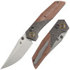 Kansept Knives Deadite Crossbar Lock 3.12" 154CM Brown Micarta Handle - T1081V1