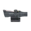 Trijicon Compact ACOG 2x20 Red 55gr .223 RTR Q-LOC Mount Black - TA47-C-400414
