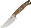 Microtech Akris Fixed Blade Double Edge 3.65" M390MK Stonewashed Blade G10 Handle - 95-10DE-4